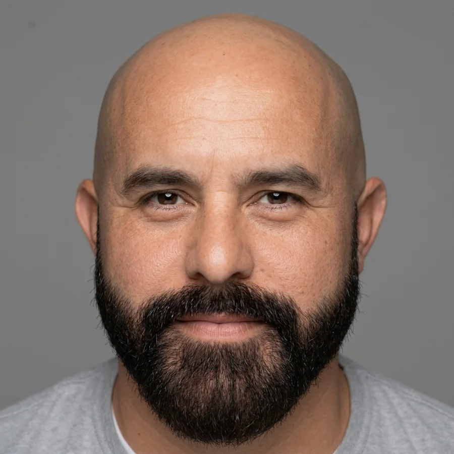 Scalp Revival SMP result for alopecia — complete coverage, natural finish